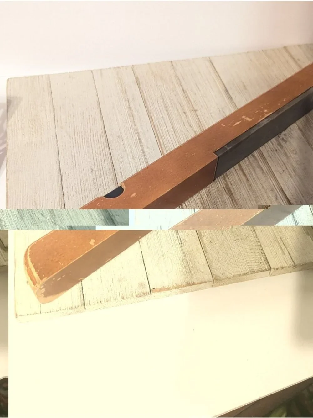 Case XX Chromium CA223-10 Knife Wood Holder Sharpening Stone 10-1/2